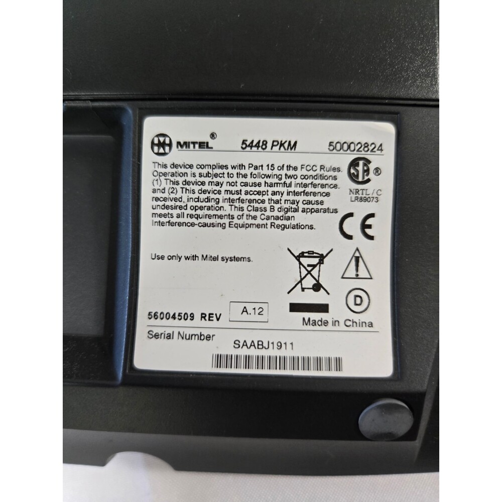 Mitel 5330e IP Phone & 5448 Programable Key Module - Picture 6 of 6